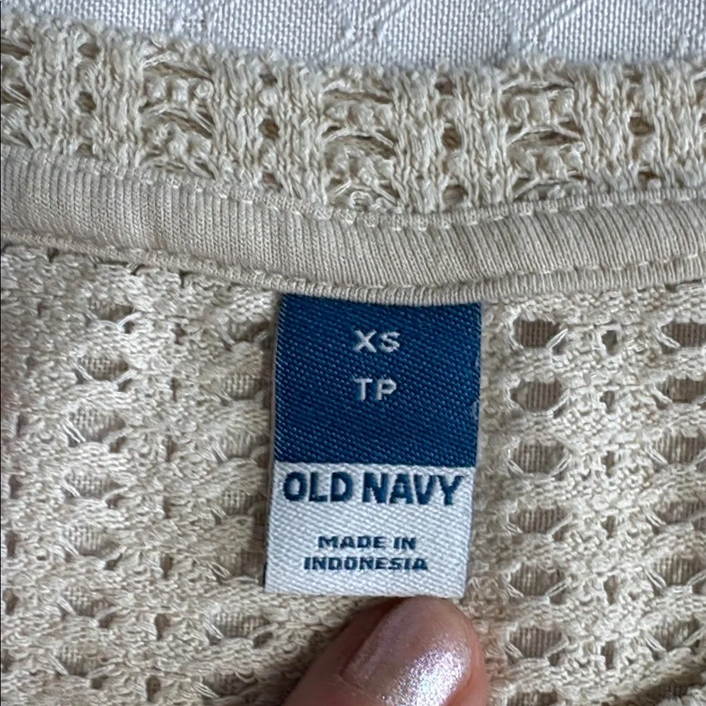 Old Navy Crochet Tank Top Size XS - Picture 6 of 7